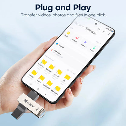 Mini Pen Drive USB 3.1 Type C High Speed Memory - 8TB