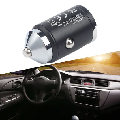 Mini Dual USB Type C PD Car Phone Charger 100W